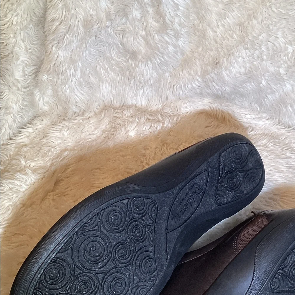 Padders sonnet  dual fit system Brown Leather comfort Shoes size 9 super wide